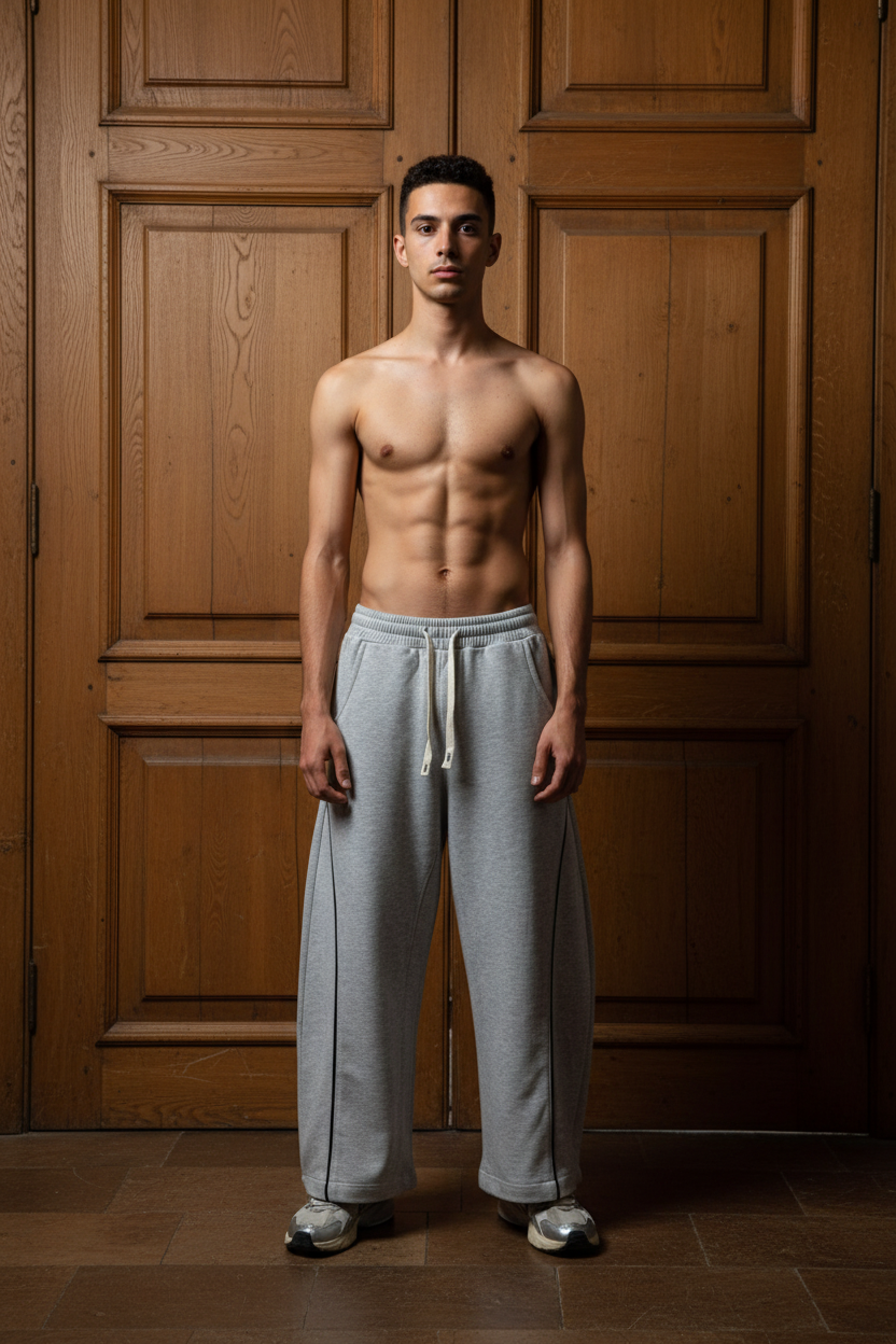 Gray basic pant liva