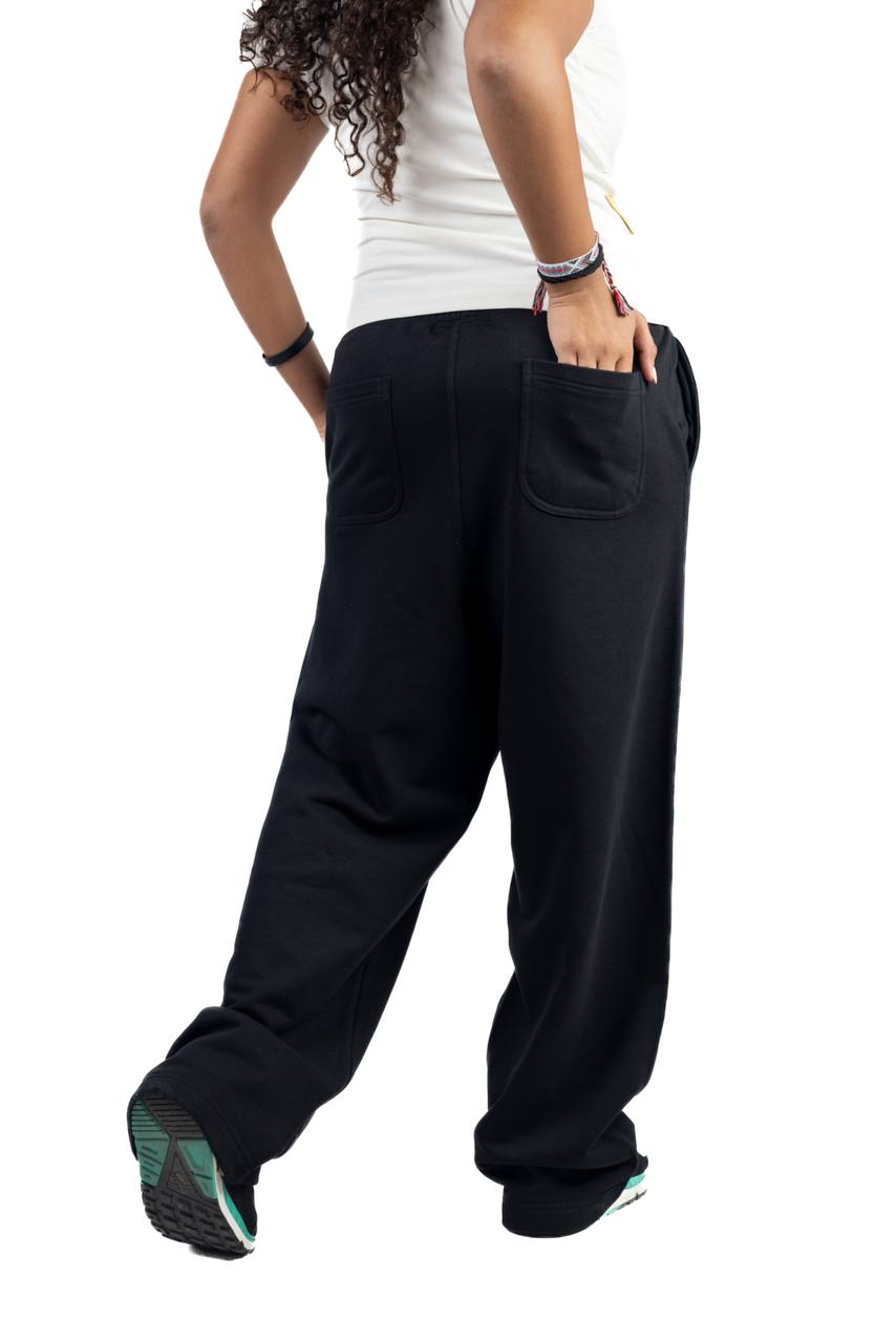Black basic pant