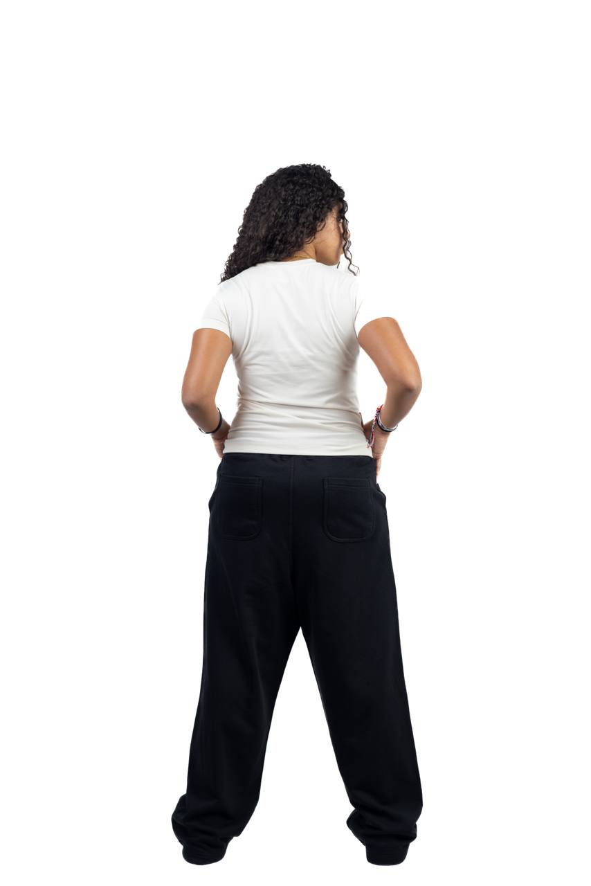Black basic pant