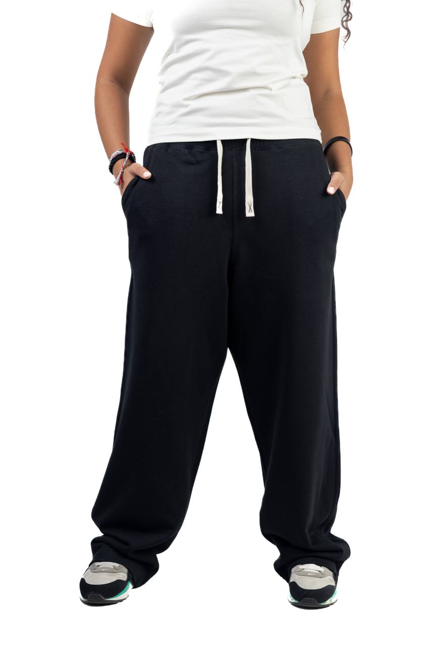 Black basic pant